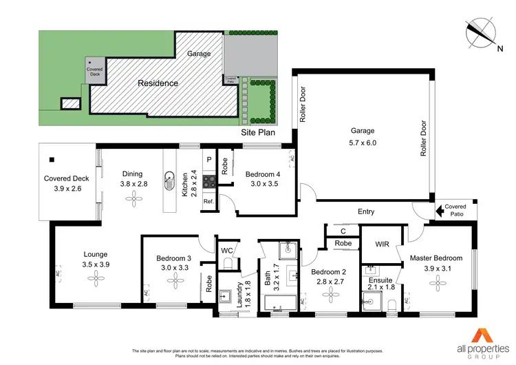 Floorplan of Homely house listing, 18 Stoneleigh Reserve Boulevard, Logan Reserve QLD 4133