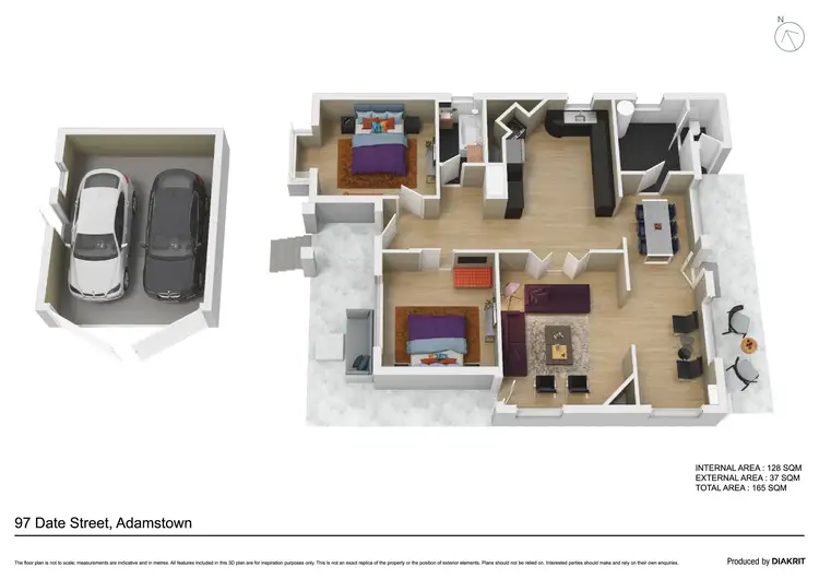 Floorplan of Homely house listing, 97 Date Street, Adamstown NSW 2289