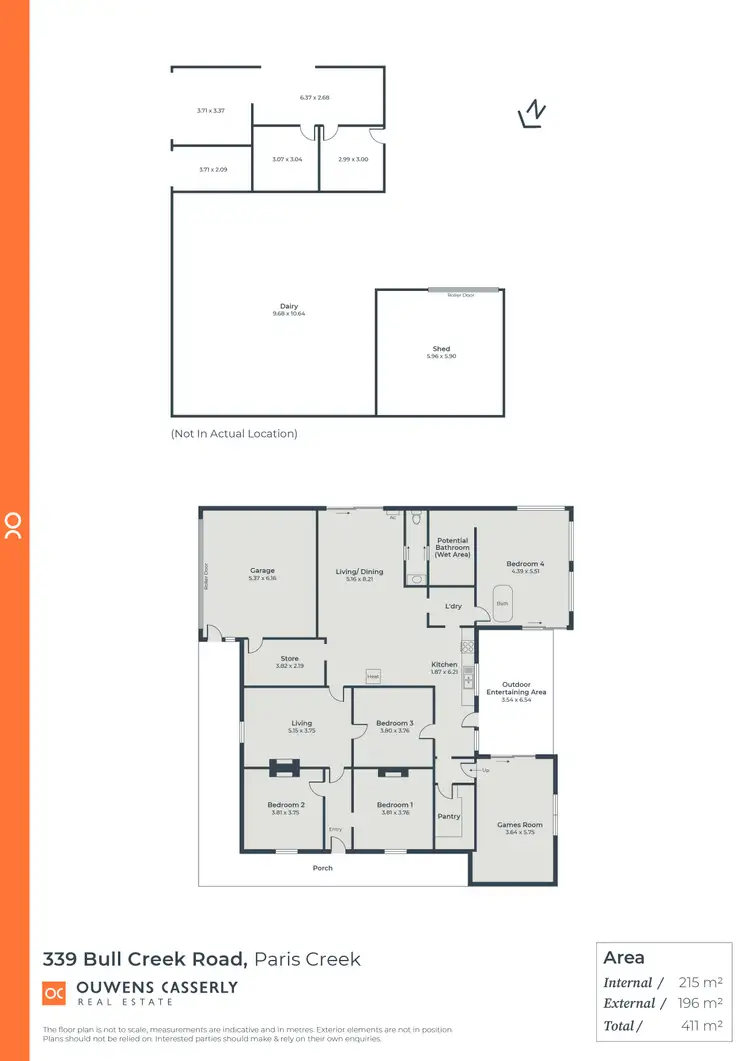 Floorplan of Homely house listing, 339 Bull Creek Road, Paris Creek SA 5201