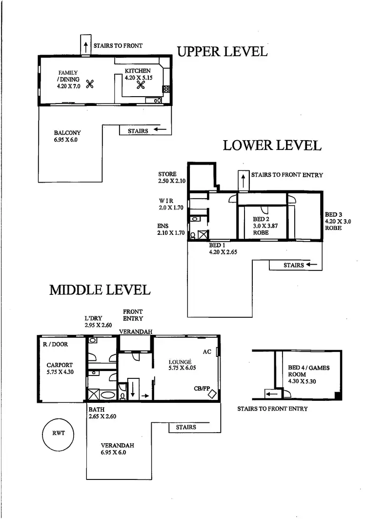 Floorplan of Homely house listing, 6 Roslyn Street, Port Lincoln SA 5606