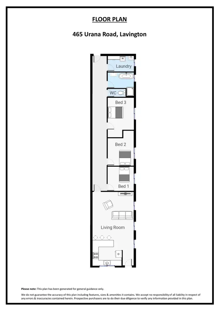 Floorplan of Homely house listing, 465 Urana Road, Lavington NSW 2641