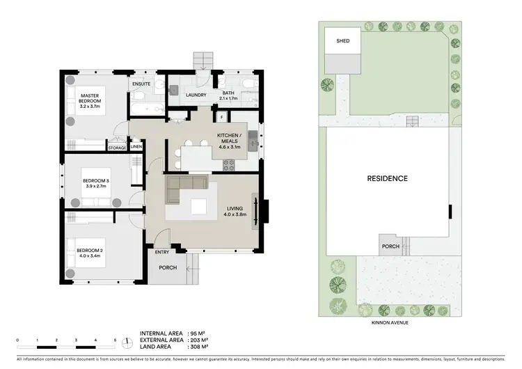 Floorplan of Homely house listing, 1/2 Kinnon Avenue, Belmont VIC 3216