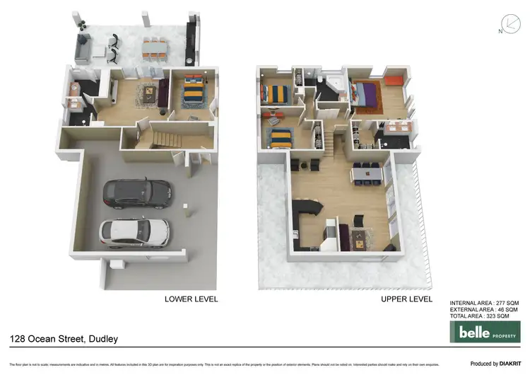 Floorplan of Homely house listing, 128 Ocean Street, Dudley NSW 2290