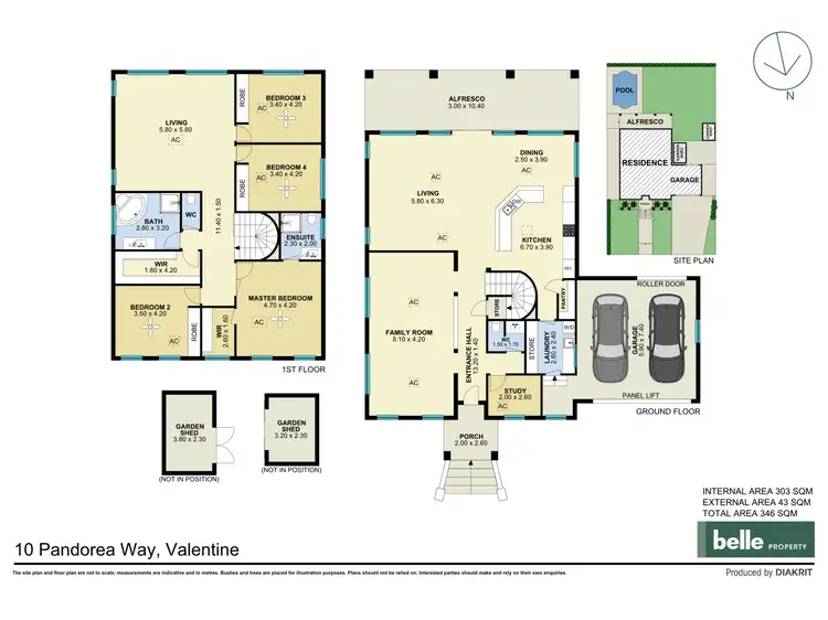 Floorplan of Homely house listing, 10 Pandorea Way, Valentine NSW 2280