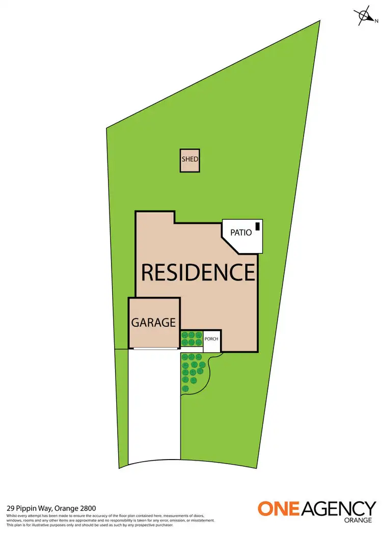 Floorplan of Homely house listing, 29 Pippin Way, Orange NSW 2800