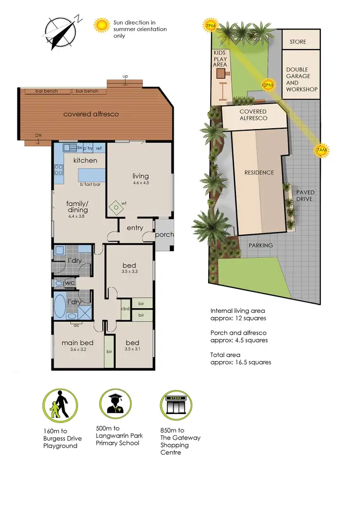 Floorplan of Homely house listing, 2 Acacia Wynd, Langwarrin VIC 3910
