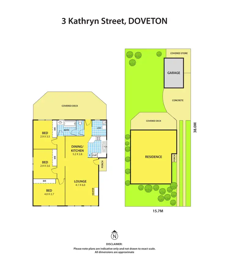 Floorplan of Homely house listing, 3 Kathryn Street, Doveton VIC 3177
