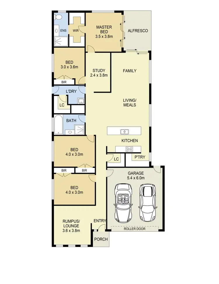 Floorplan of Homely house listing, 82 Allenby Road, Hillside VIC 3037