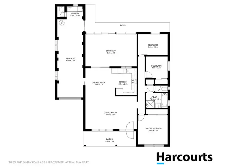 Floorplan of Homely villa listing, 7/20 Cowmeadow Road, Mount Hutton NSW 2290