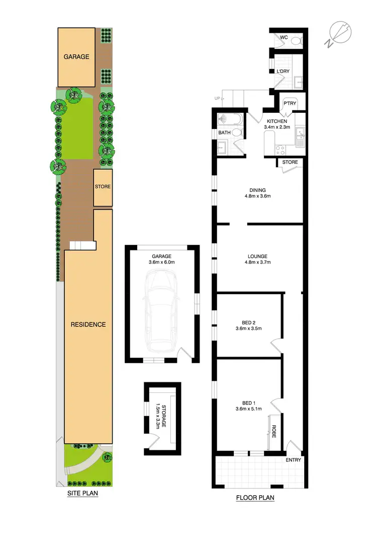 Floorplan of Homely house listing, 344 Unwins Bridge Road, Tempe NSW 2044