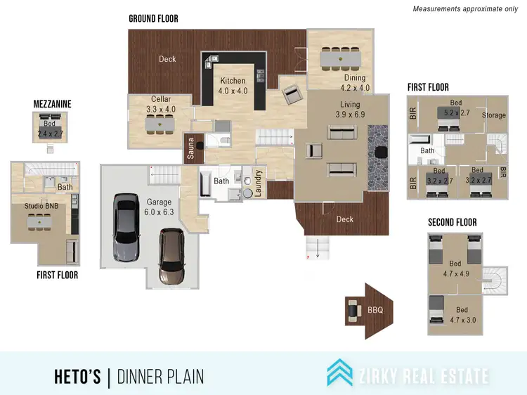 Floorplan of Homely house listing, 4 Drybone Lane, Dinner Plain VIC 3898
