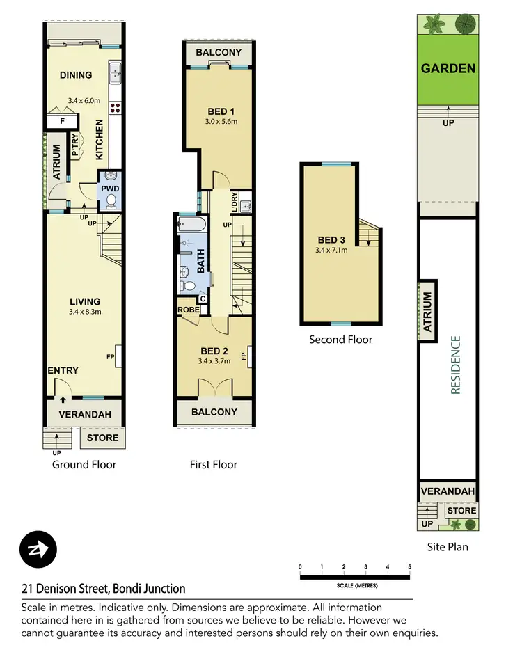 Floorplan of Homely house listing, 21 Denison Street, Bondi Junction NSW 2022