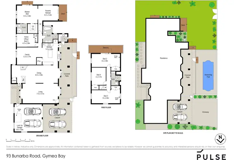 Floorplan of Homely house listing, 93 Bunarba Road, Gymea Bay NSW 2227