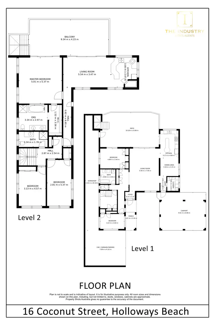 Floorplan of Homely house listing, 16 Coconut Street, Holloways Beach QLD 4878