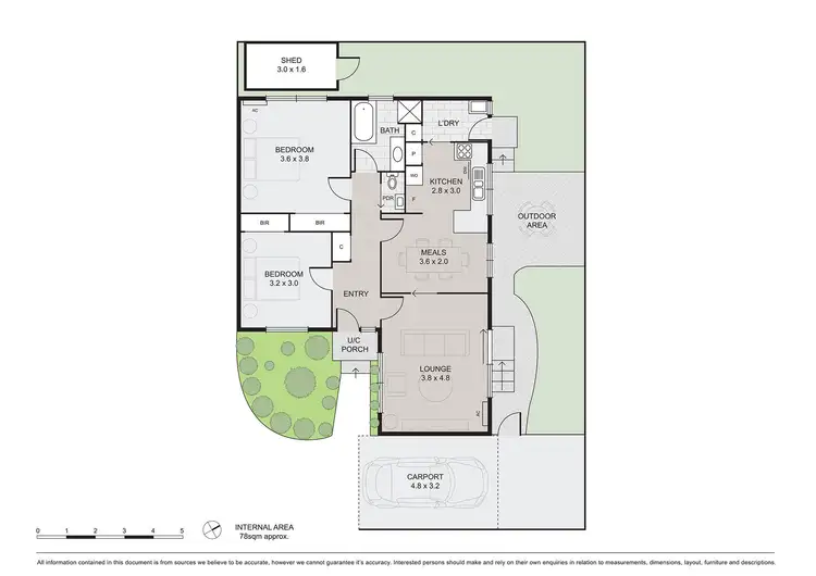 Floorplan of Homely unit listing, 2/17 Mock Street, Forest Hill VIC 3131