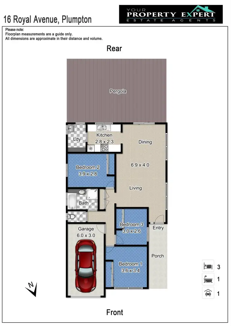 Floorplan of Homely house listing, 16 Royal Avenue, Plumpton NSW 2761