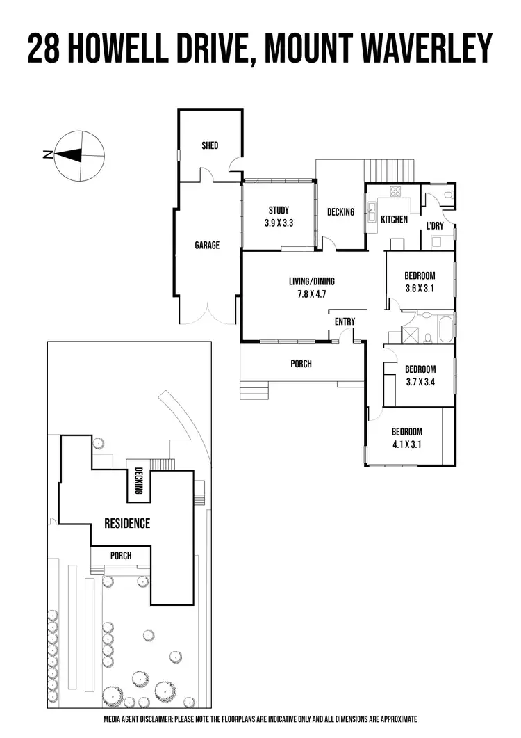 Floorplan of Homely house listing, 28 Howell Drive, Mount Waverley VIC 3149