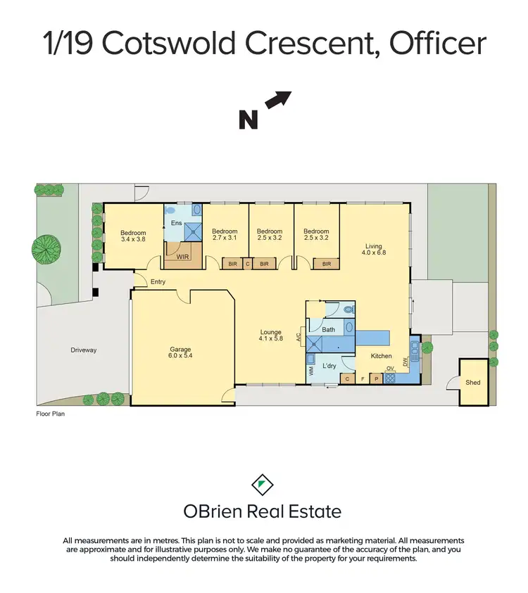 Floorplan of Homely house listing, 1/19 Cotswold Crescent, Officer VIC 3809