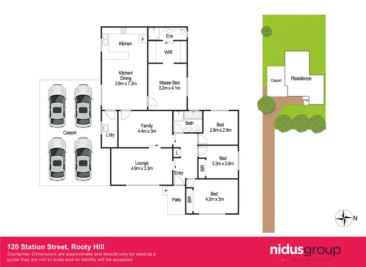 Floorplan of Homely house listing, 120 Station Street, Rooty Hill NSW 2766
