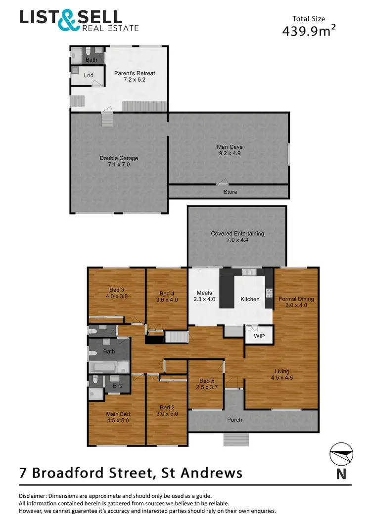 Floorplan of Homely house listing, 7 Broadford Street, St Andrews NSW 2566