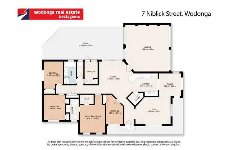 Floorplan of Homely house listing, 7 Niblick Street, Wodonga VIC 3690
