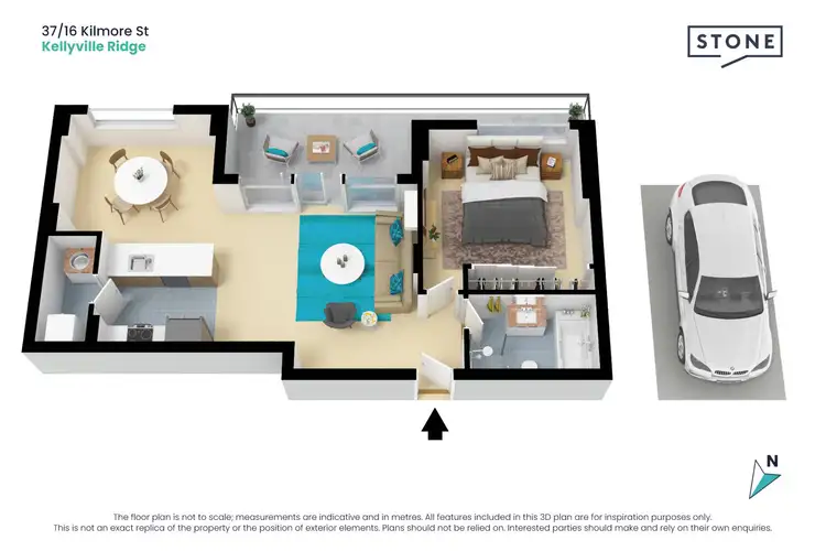 Floorplan of Homely apartment listing, 37/16 Kilmore Street, Kellyville Ridge NSW 2155
