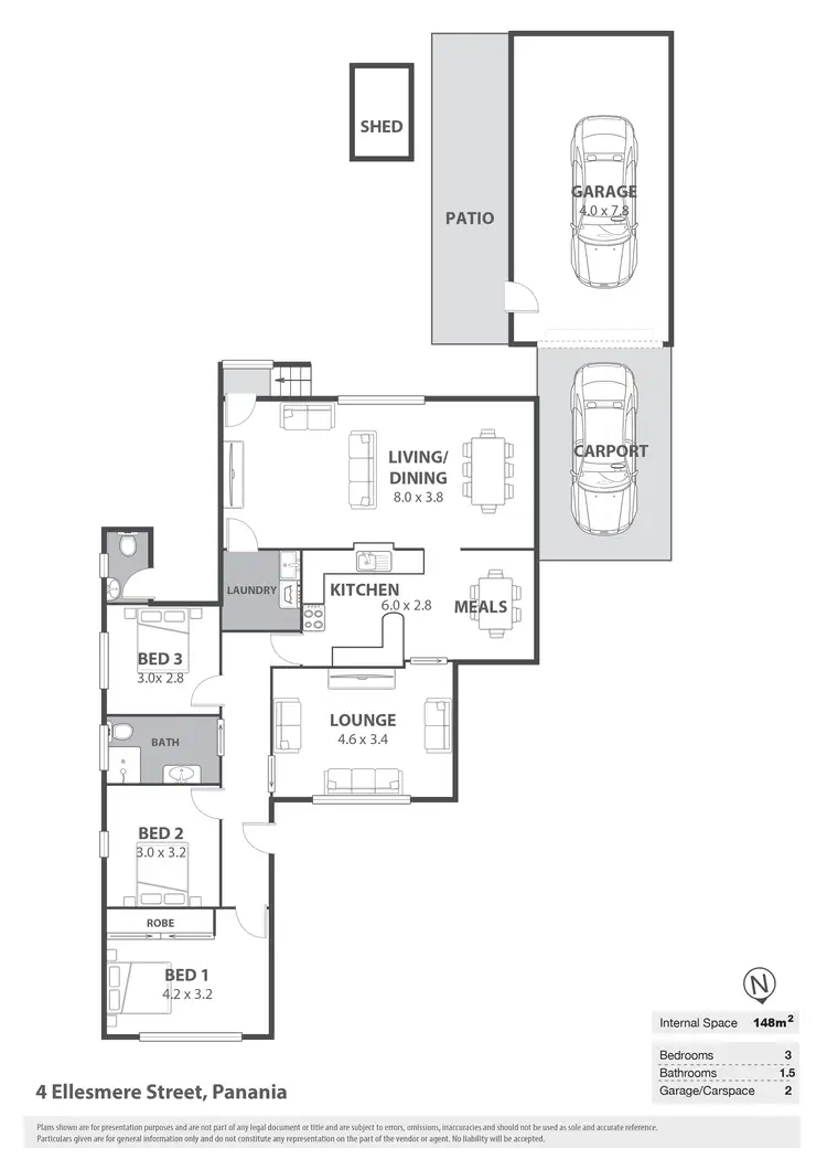 Floorplan of Homely house listing, 4 Ellesmere Street, Panania NSW 2213
