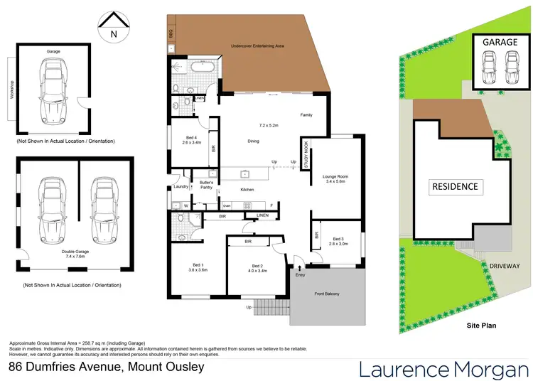 Floorplan of Homely house listing, 86 Dumfries Avenue, Mount Ousley NSW 2519