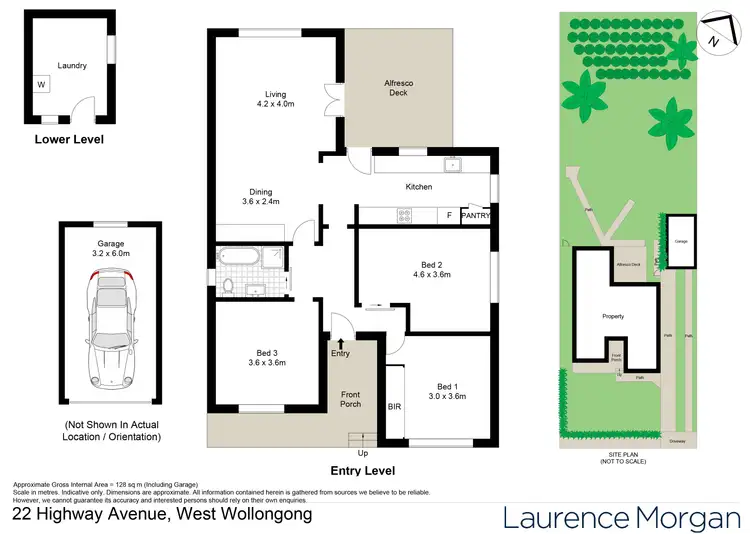 Floorplan of Homely house listing, 22 Highway Avenue, West Wollongong NSW 2500
