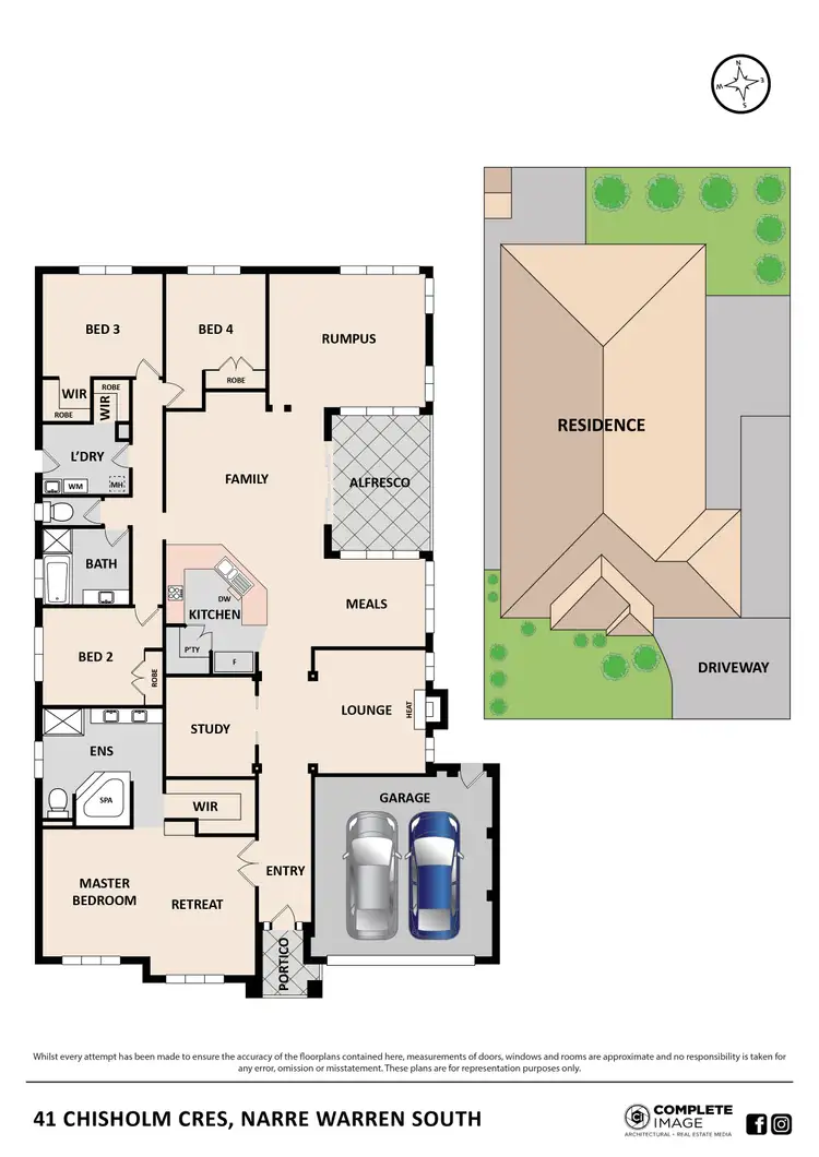 Floorplan of Homely house listing, 41 Chisholm Crescent, Narre Warren South VIC 3805
