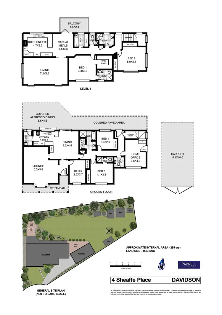 Floorplan of Homely house listing, 4 Sheaffe Place, Davidson NSW 2085