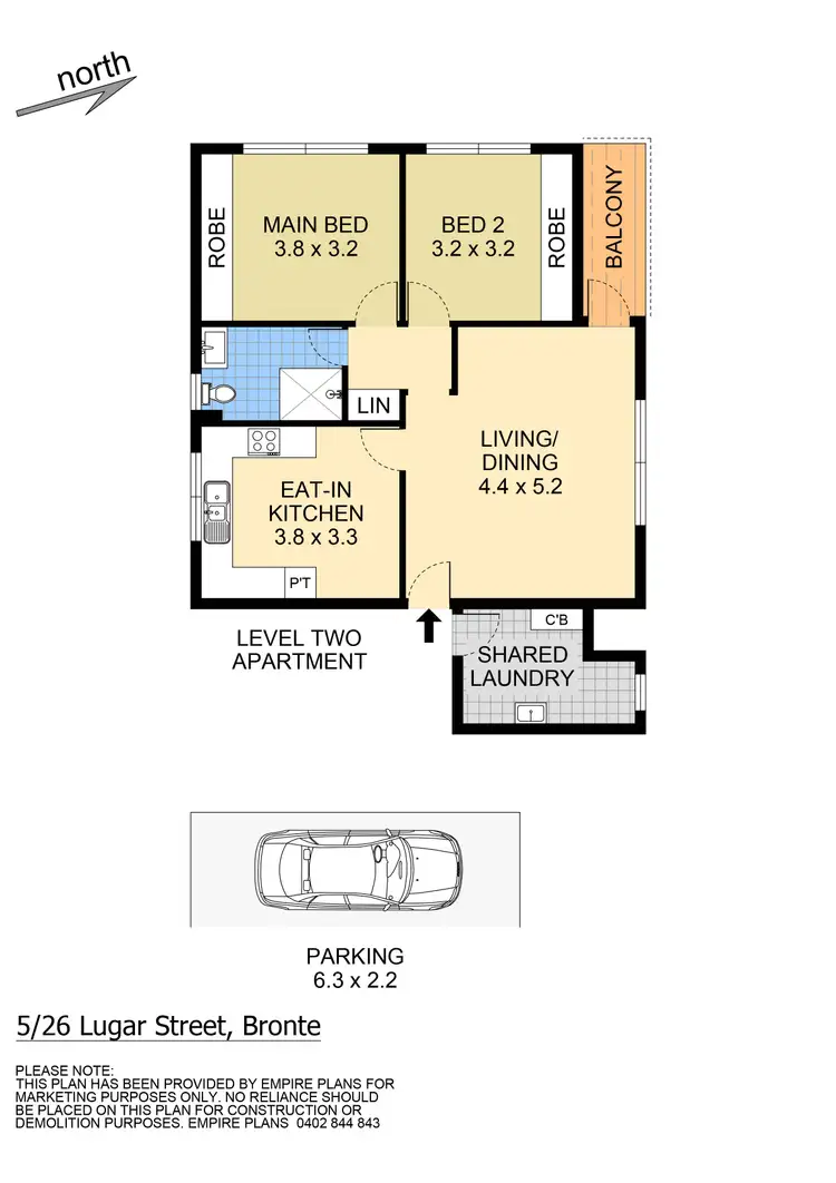 Floorplan of Homely apartment listing, 5/26 Lugar Street, Bronte NSW 2024