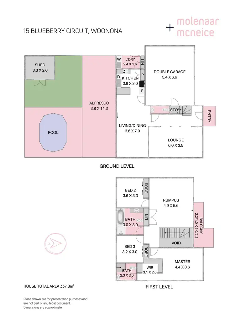 Floorplan of Homely house listing, 15 Blueberry Circuit, Woonona NSW 2517