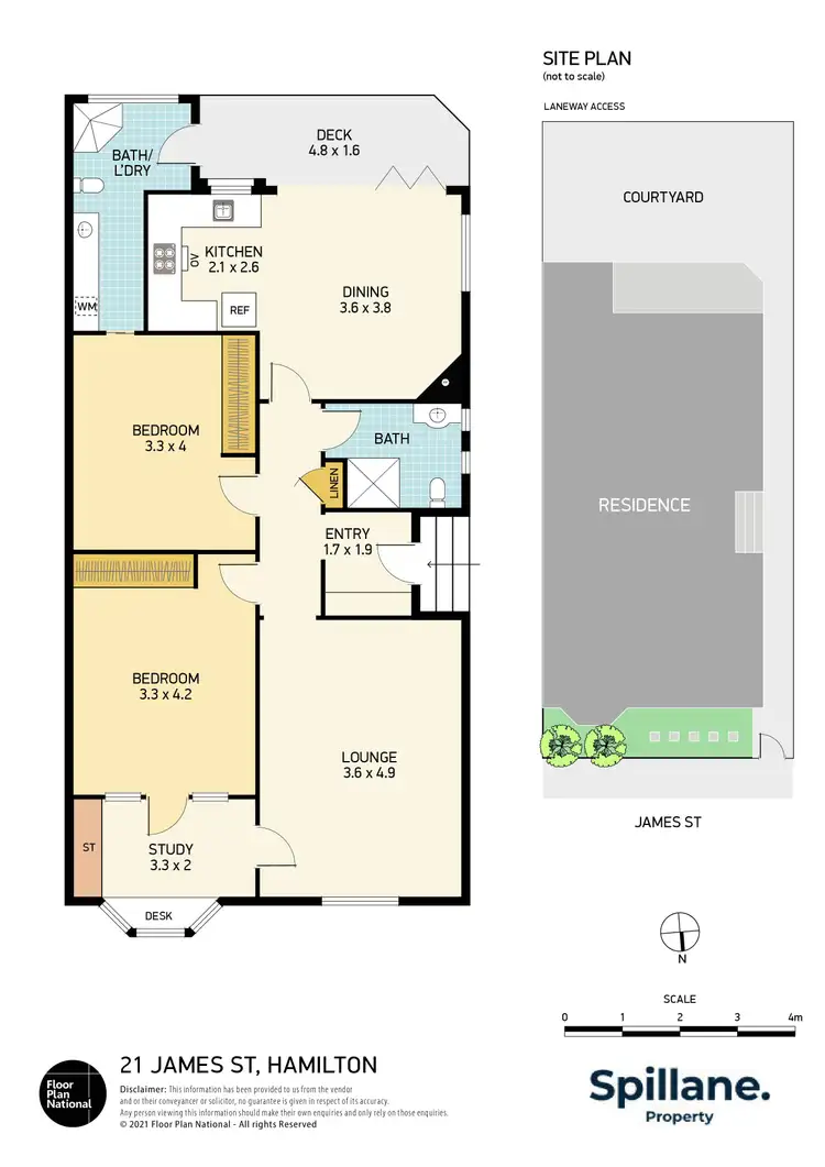 Floorplan of Homely house listing, 21 James Street, Hamilton NSW 2303