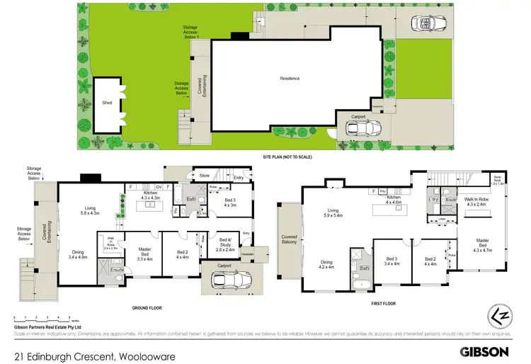 Floorplan of Homely house listing, 21 Edinburgh Crescent, Woolooware NSW 2230