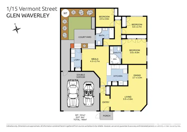 Floorplan of Homely unit listing, 1/15 Vermont Street, Glen Waverley VIC 3150