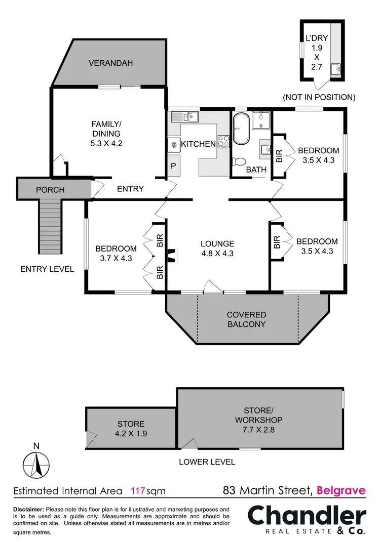 Floorplan of Homely house listing, 83 Martin Street, Belgrave VIC 3160