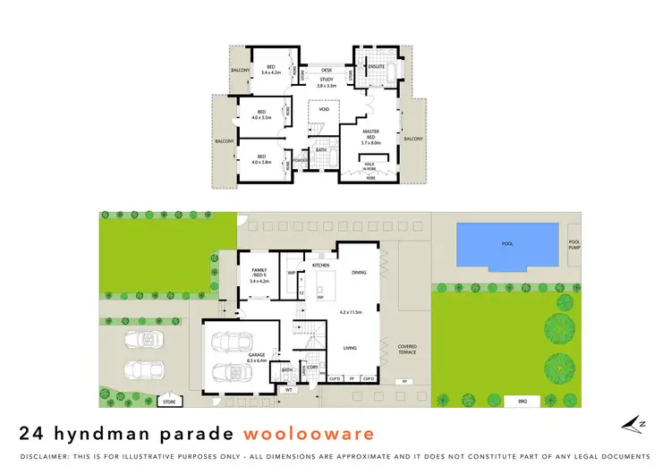 Floorplan of Homely house listing, 24 Hyndman Parade, Woolooware NSW 2230