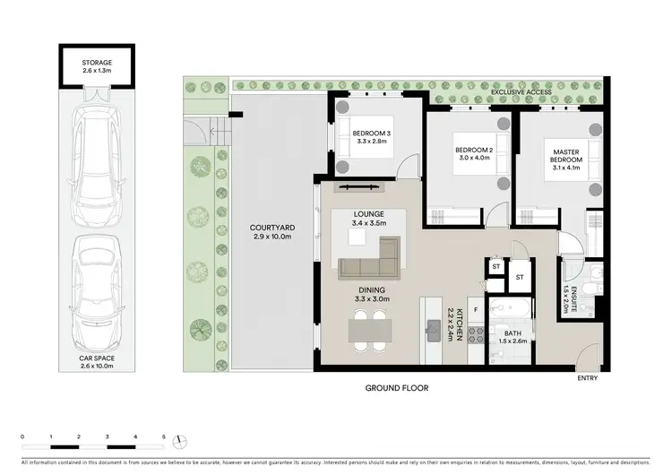 Floorplan of Homely apartment listing, 101/12 Rancom Street, Botany NSW 2019