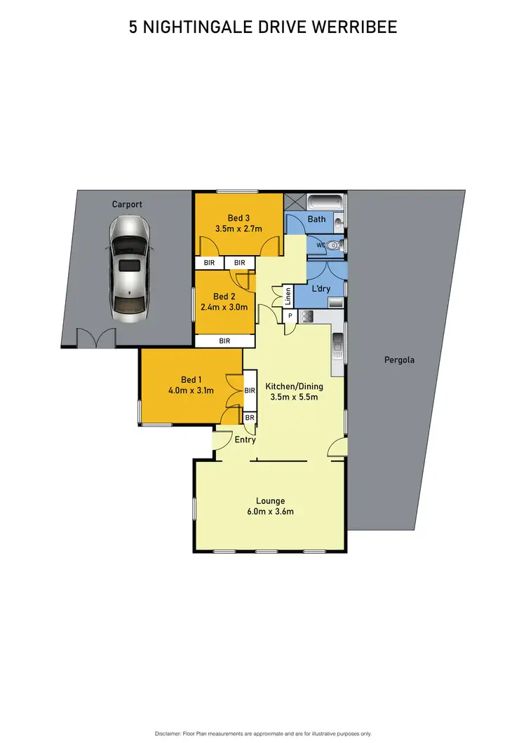 Floorplan of Homely house listing, 5 Nightingale Drive, Werribee VIC 3030