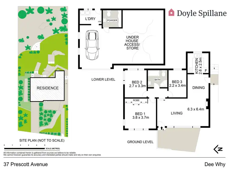 Floorplan of Homely house listing, 37 Prescott Avenue, Dee Why NSW 2099