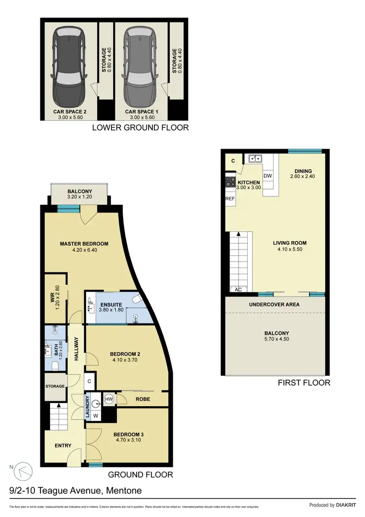 Floorplan of Homely apartment listing, 9/2-10 Teague Avenue, Mentone VIC 3194