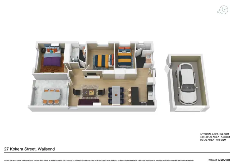 Floorplan of Homely house listing, 27 Kokera Street, Wallsend NSW 2287