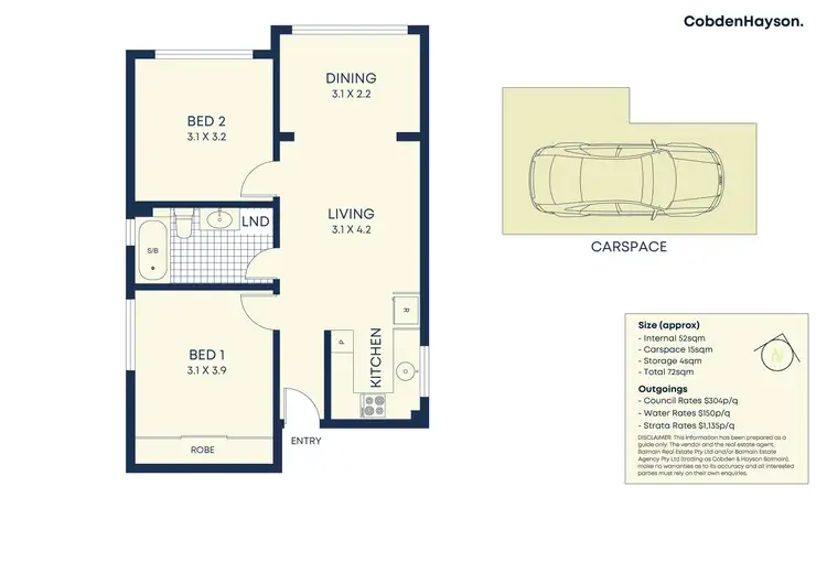 Floorplan of Homely apartment listing, 23/133-139 Marion Street, Leichhardt NSW 2040