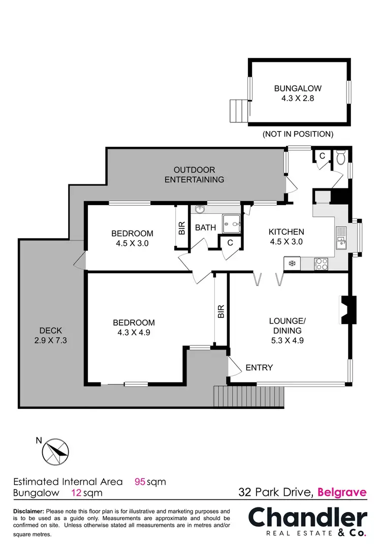 Floorplan of Homely house listing, 32 Park Drive, Belgrave VIC 3160