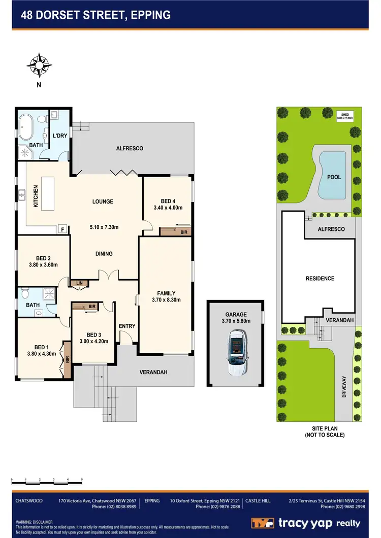 Floorplan of Homely house listing, 48 Dorset Street, Epping NSW 2121