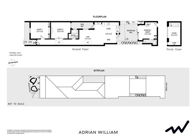 Floorplan of Homely house listing, 57 Victoria Road, Marrickville NSW 2204