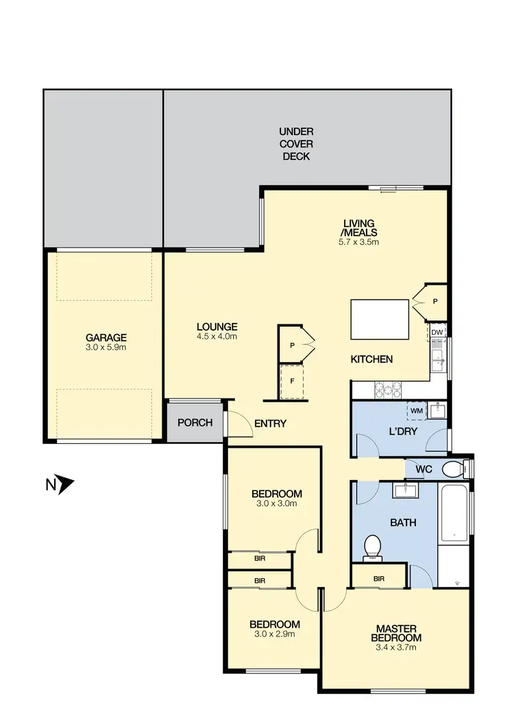 Floorplan of Homely house listing, 9 Sharpe Street, Hillside VIC 3037