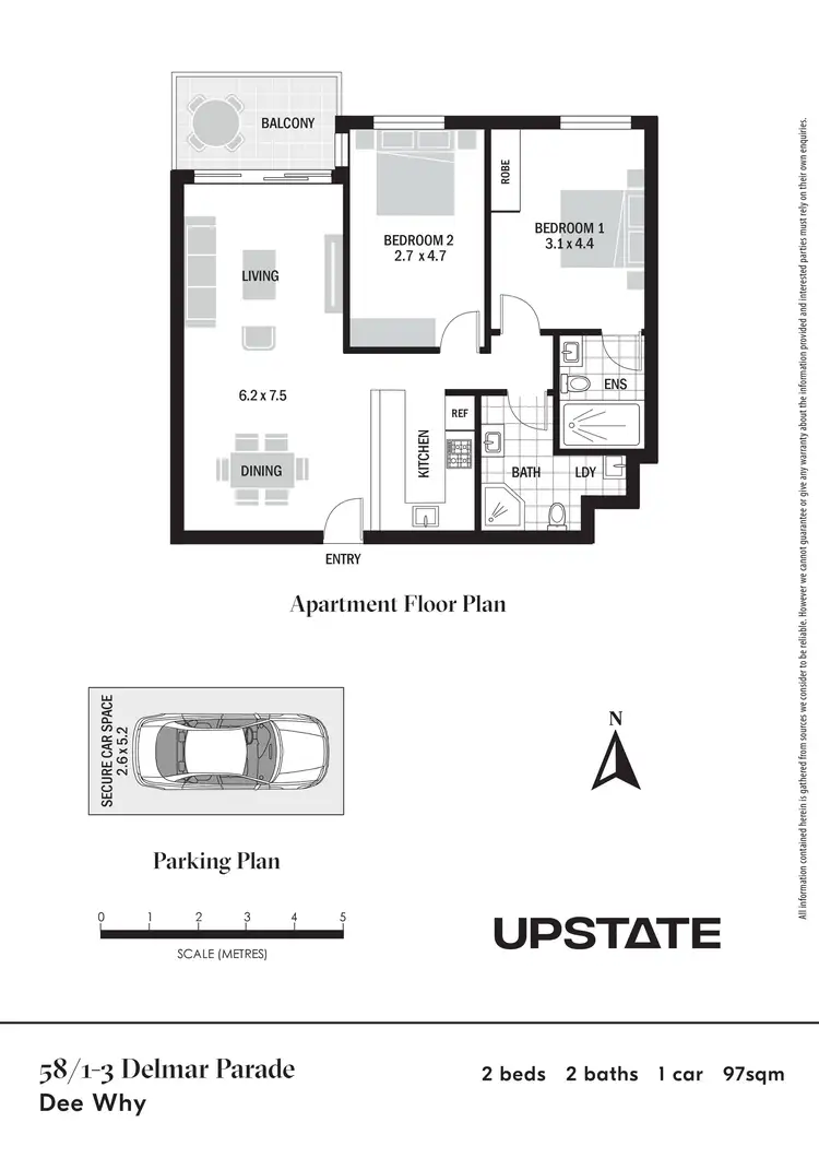 Floorplan of Homely unit listing, 58/1-3 Delmar Parade, Dee Why NSW 2099