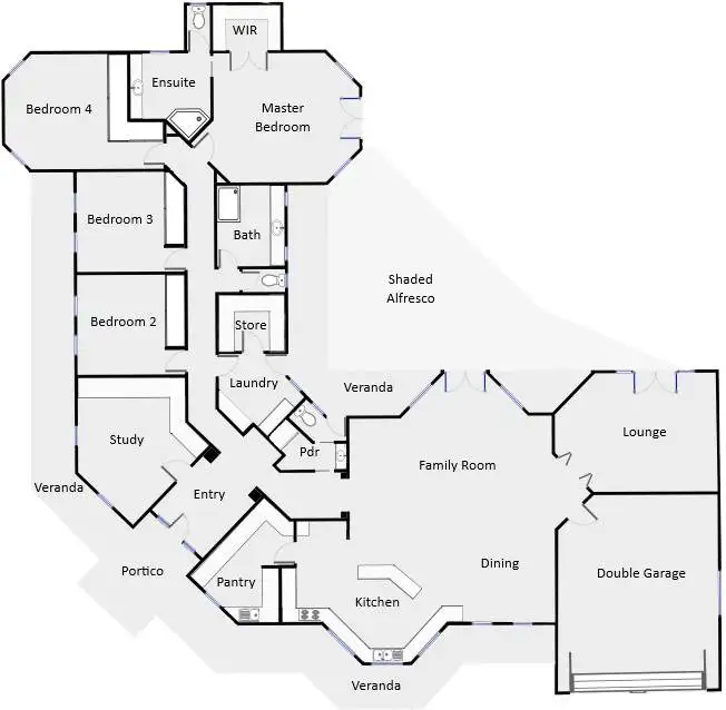 Floorplan of Homely house listing, 834 Karadoc Avenue, Irymple VIC 3498
